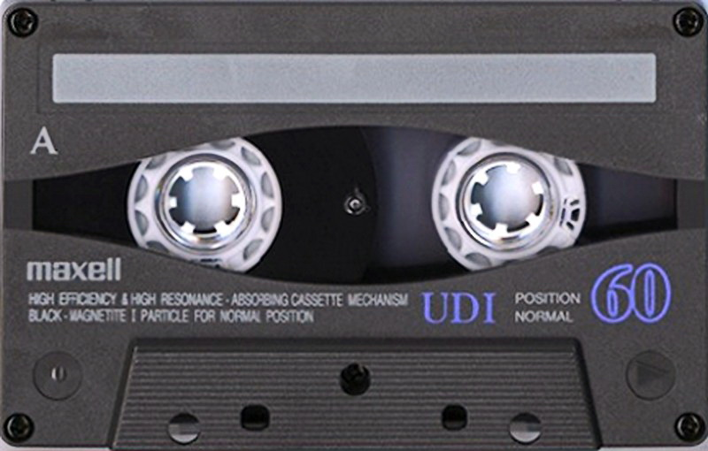 Compact Cassette Maxell UDI / UD1 60 "UD1-60J" Type I Normal 1995 Japan