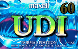 Compact Cassette Maxell UDI / UD1 60 "UD1-60J" Type I Normal 1995 Japan