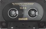 Compact Cassette Maxell XLII 46 Type II Chrome 1988 Japan