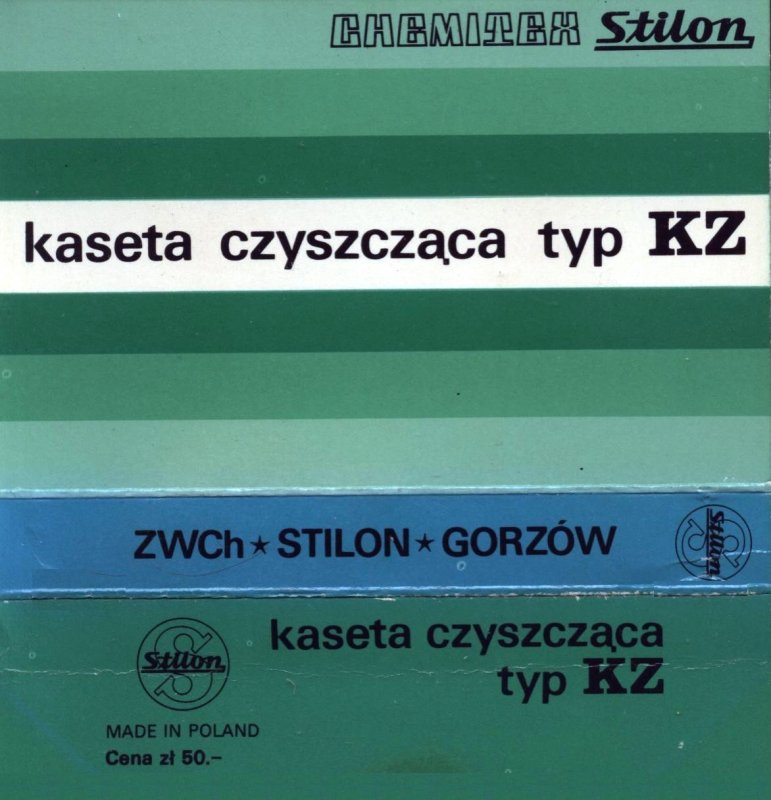 Compact Cassette Stilon "KZ" Cleaning Cassette Poland
