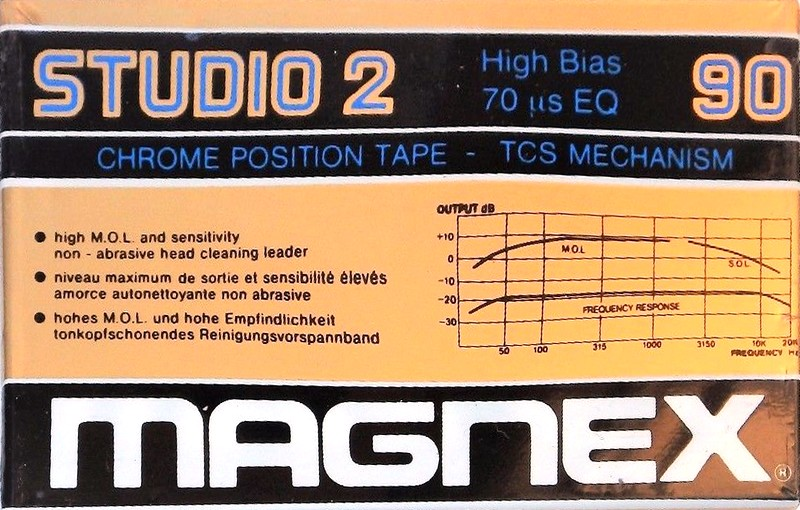 Compact Cassette: FUJI Magnex - Studio 2 90