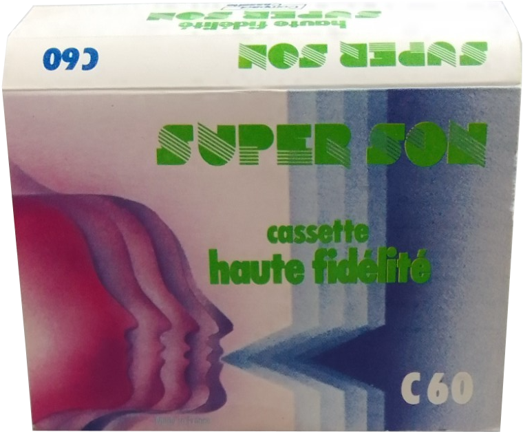 Compact Cassette Super Son 60 Type I Normal France