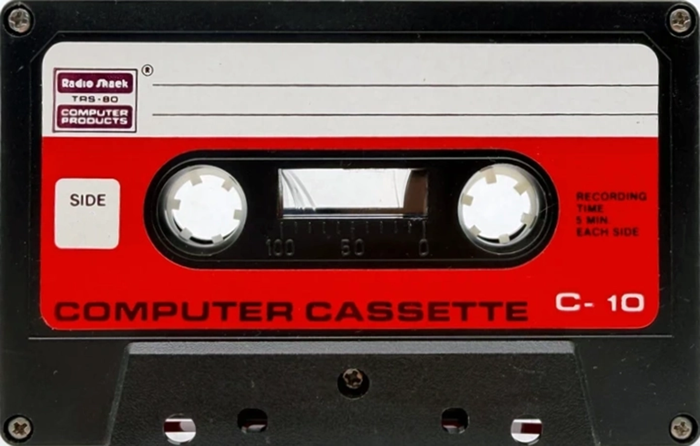 Compact Cassette Radio Shack TRS-80 10 "Cat. No. 26-302" Computer Cassette 1982 North America