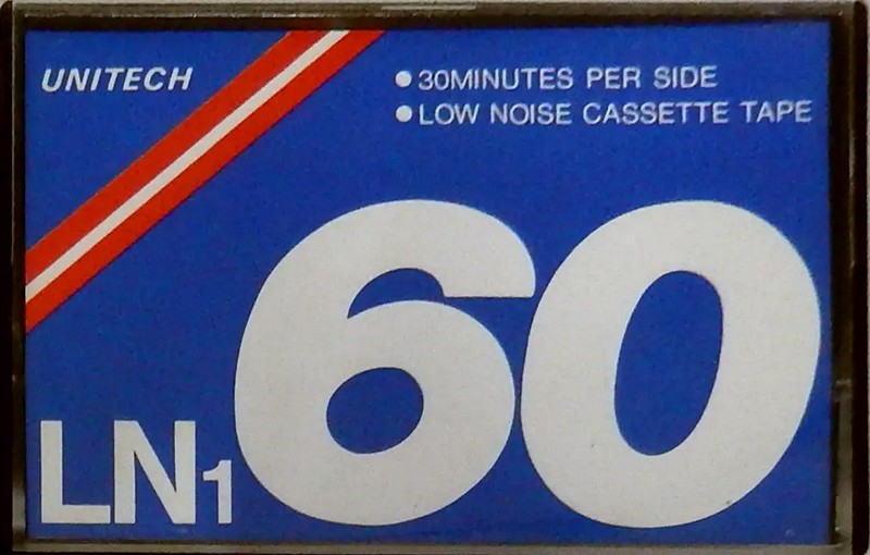 Compact Cassette Unitech LN1 60 Type I Normal 1981 Japan