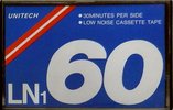 Compact Cassette Unitech LN1 60 Type I Normal 1981 Japan