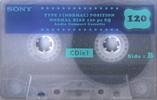 Compact Cassette Sony CDix I 120 "C-120CDX1G" Type I Normal 1999 Japan