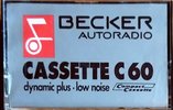 Compact Cassette Becker 60 "Autoradio" Type I Normal 1979 Europe