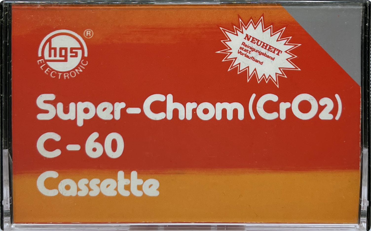 Compact Cassette HGS Electronic 90 Type II Chrome 1977 Europe
