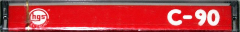 Compact Cassette HGS Electronic 90 Type II Chrome 1977 Europe