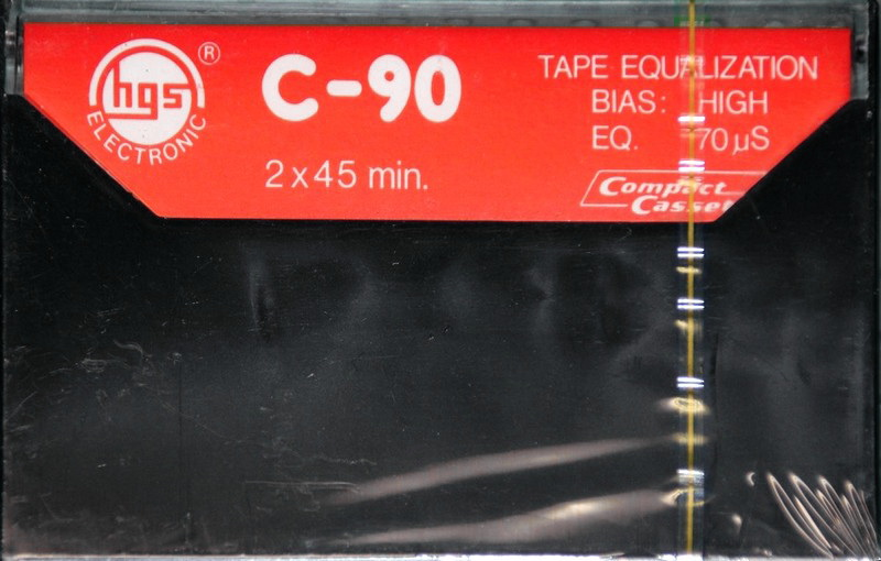 Compact Cassette HGS Electronic 90 Type II Chrome 1978 Germany
