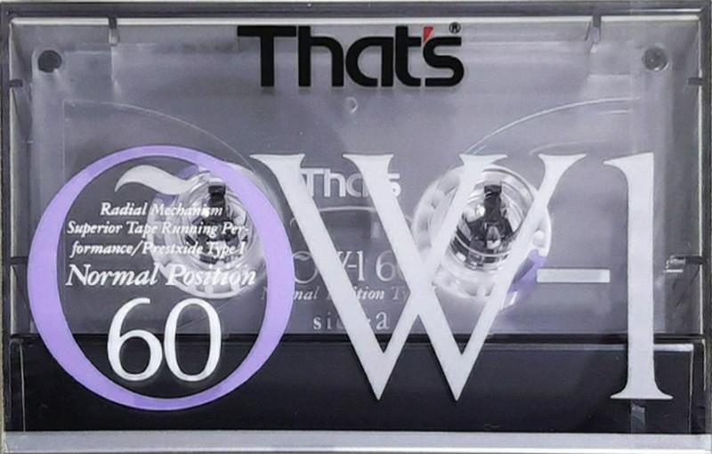 Compact Cassette Thats OW-1 64 Type I Normal 1990 Japan