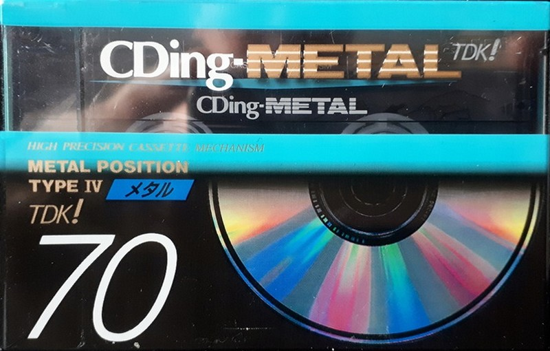 Compact Cassette: TDK  - CDing-Metal 70