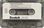 Compact Cassette Scotch Cleaning Cassette 1987 USA