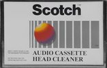 Compact Cassette Scotch Cleaning Cassette 1987 USA