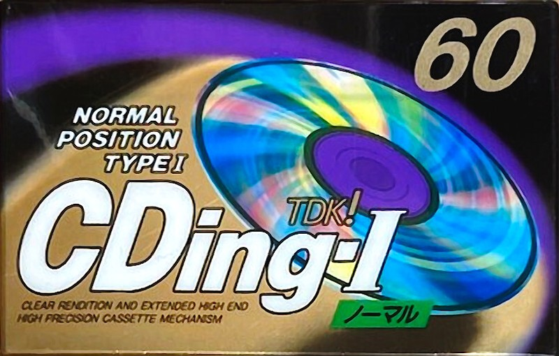 Compact Cassette: TDK  - CDing-I 60