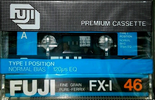 Compact Cassette Fuji FX-I 46 Type I Normal 1980 Europe, North America
