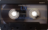 Compact Cassette Sony UX 60 "C-60UXA" Type II Chrome 1995 Europe