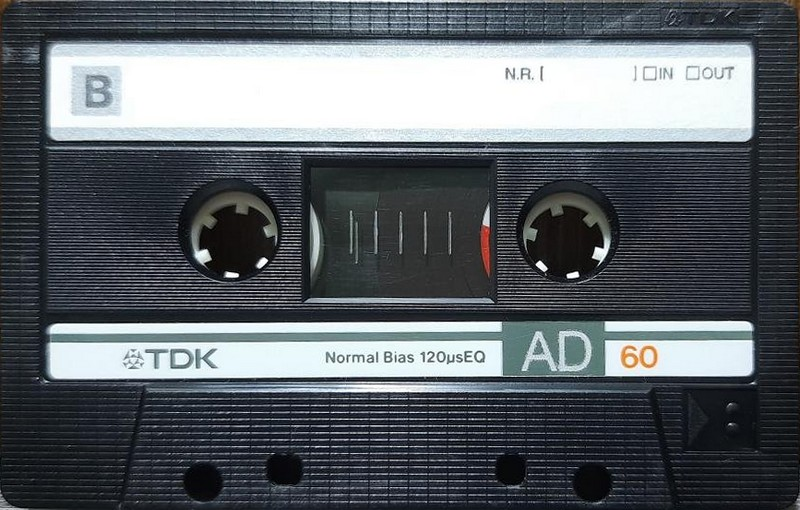 Compact Cassette TDK AD 60 Type I Normal 1985 North America