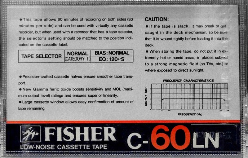 Compact Cassette:  Fisher - LN 60