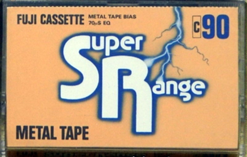 Compact Cassette Fuji SR 90 "Super Range" Type IV Metal 1977 Japan