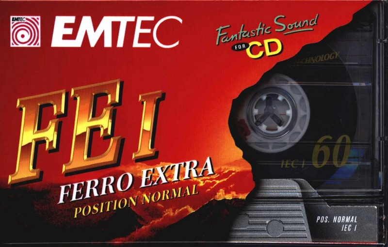 Compact Cassette Emtec FE I Ferro Extra 60 Type I Normal 2004 USA