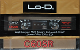 Compact Cassette Lo-D SR 60 Type I Normal 1981 Japan