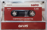 Compact Cassette Sanyo 60 Type I Normal 1994 Japan