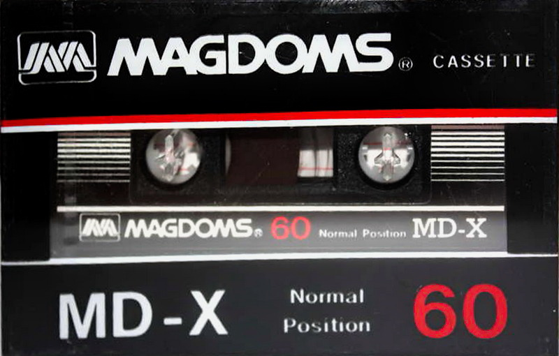 Compact Cassette Magdoms MD-X 60 Type I Normal Taiwan