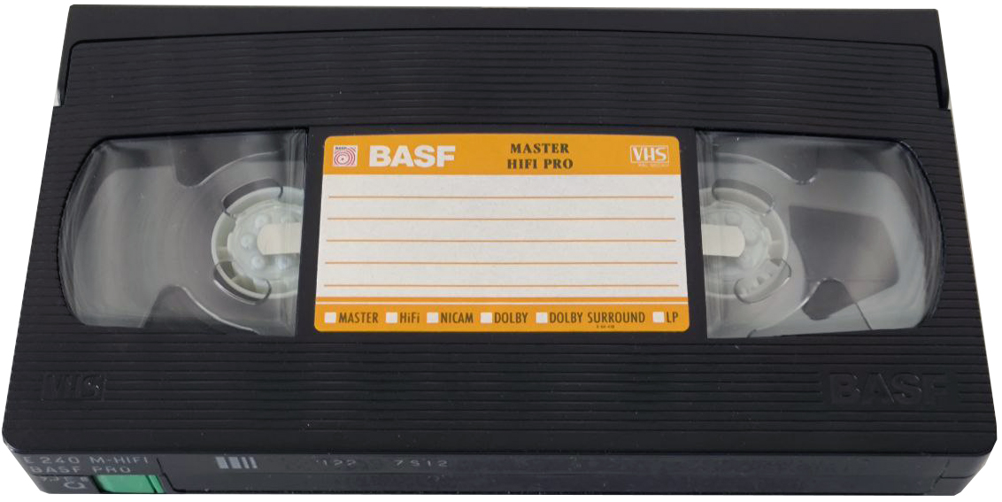 VHS, Video Home System BASF Master HiFi Pro 240 Type I Normal 1996 Europe