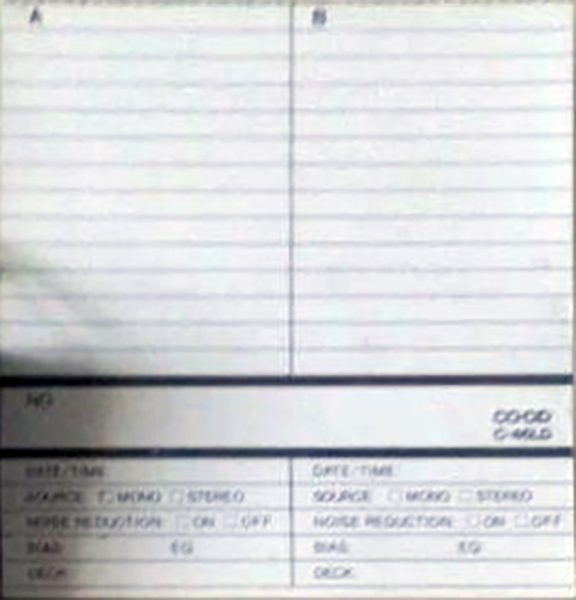 Compact Cassette CO-OP LD 46 Type I Normal 1978 Japan