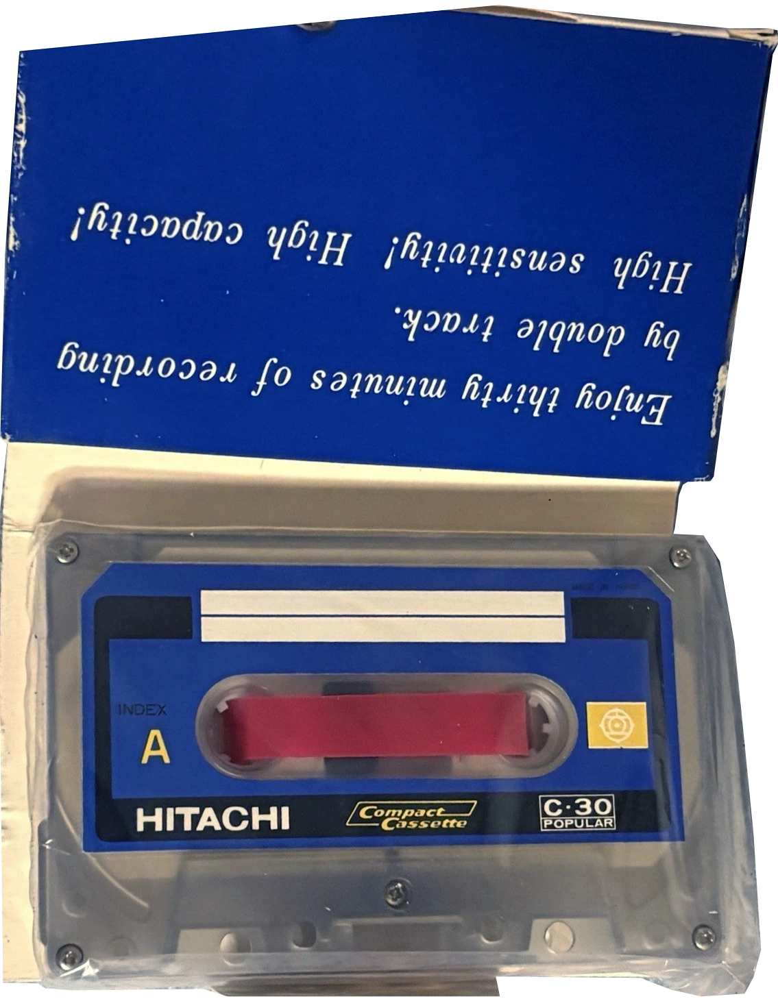 Compact Cassette Hitachi 30 "Popular" Type I Normal 1967 USA