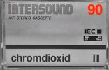 Compact Cassette Intersound 90 Type II Chrome 1984 Europe