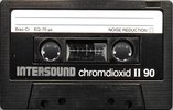 Compact Cassette Intersound 90 Type II Chrome 1984 Europe
