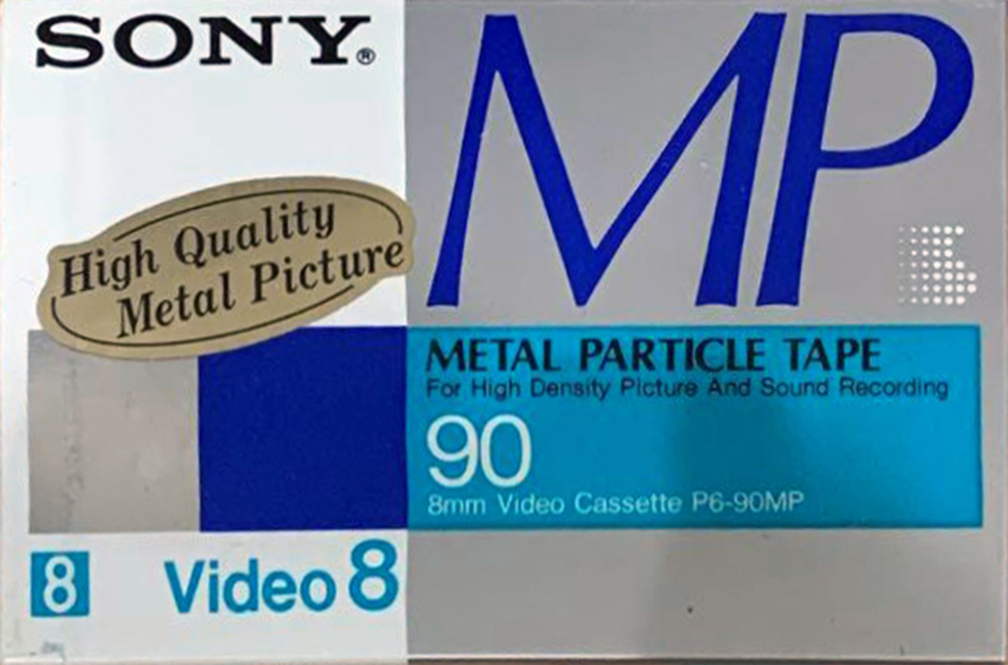 Video8, Hi8, Digital8 Sony MP 90 "P6-90MPN" Type IV Metal 1988 Japan