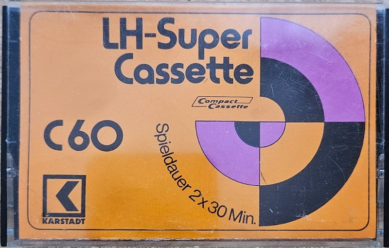 Compact Cassette Karstadt LH-Super 60 Type I Normal 1977 Germany