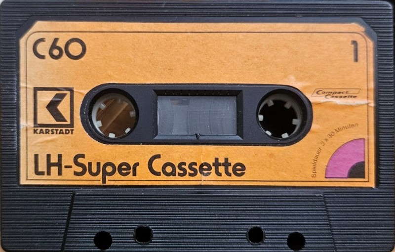 Compact Cassette Karstadt LH-Super 60 Type I Normal 1977 Germany
