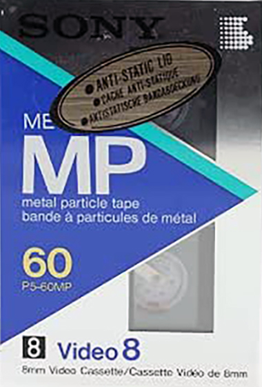 Video8, Hi8, Digital8 Sony MP 60 "P5-60MP" Type IV Metal 1986 Europe