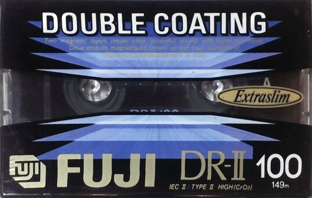 Compact Cassette Fuji DR-II 100 Type II Chrome 1992 North America