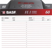 Compact Cassette BASF FE I Ferro Extra 60 Type I Normal 1995 Europe