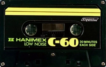 Compact Cassette Hanimex 60 Type I Normal 1978 Australia