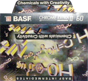 Compact Cassette BASF Chrome Extra II 60 "Chemicals with Creativity" Type II Chrome 1991 Germany