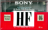 Compact Cassette Sony HF 46 Type I Normal 1992 Europe