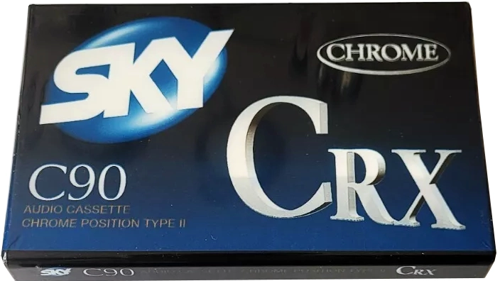 Compact Cassette Sky CRX 90 Type II Chrome 1996 UK