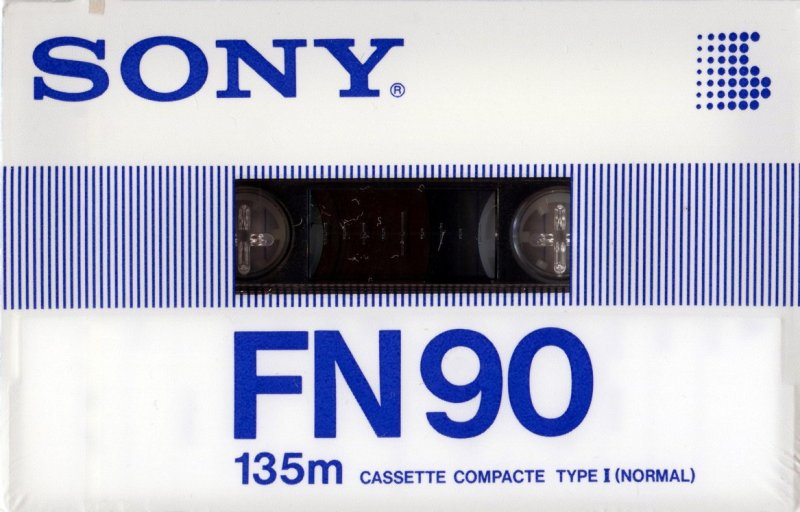 Compact Cassette Sony FN 90 Type I Normal 1985 North America