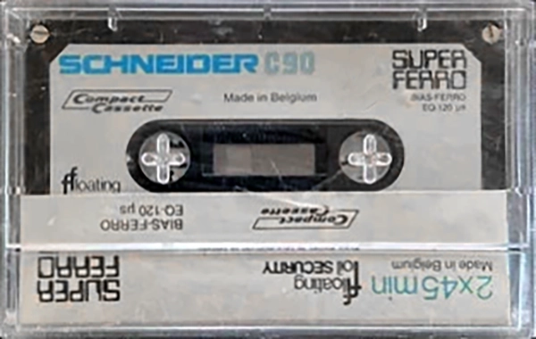 Compact Cassette Schneider 90 Type I Normal 1976 Europe
