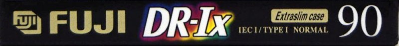 Compact Cassette Fuji DR-Ix 90 Type I Normal 1995 Europe