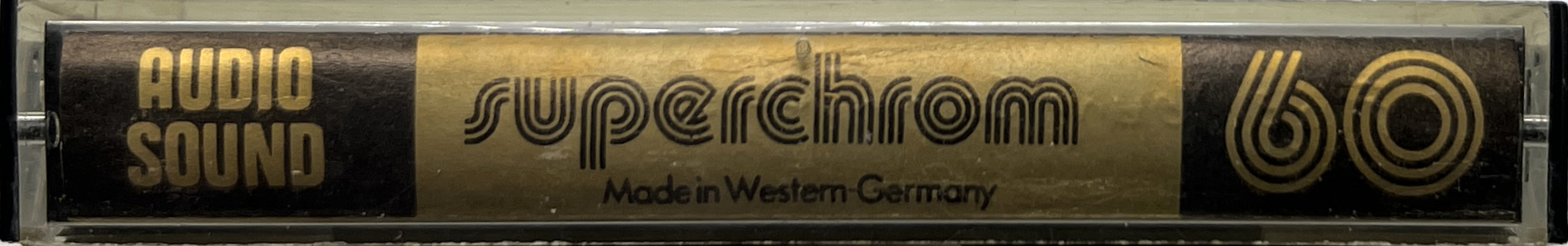Compact Cassette Audio Sound 60 Type II Chrome 1980 Europe