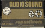 Compact Cassette Audio Sound 60 Type II Chrome 1980 Europe