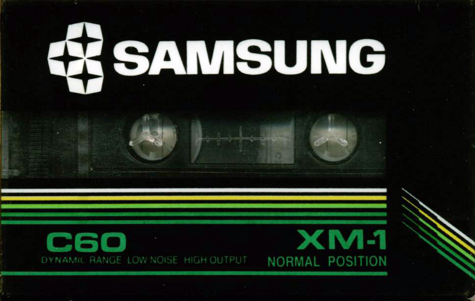 Compact Cassette Samsung XM-1 60 Type I Normal 1985 South Korea