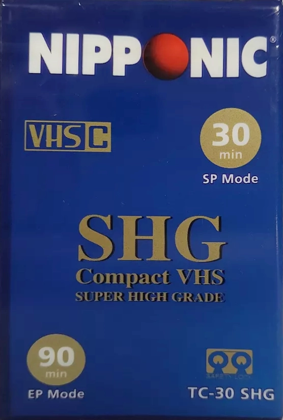 VHS-C (VHS Compact) Nipponic 30 "SHG" Type I Normal Brazil